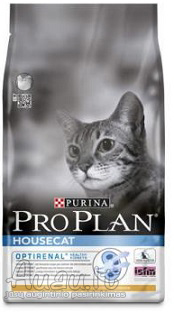 Pro Plan House Cat namuose gyvenančių suaugusių kačių ėdalas su vištiena ir ryžiais 1.5 kg